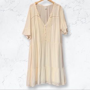 Ivory Loose Flowy Dress
